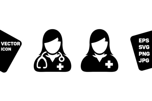 Doctor Icon Vector for Graphics & Icons