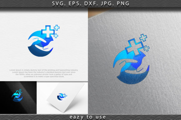 Hand Care Medical Logo Graphics