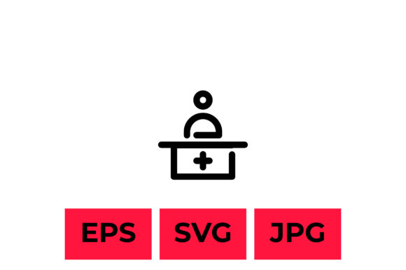 Health Icon - Nurse Vector Design