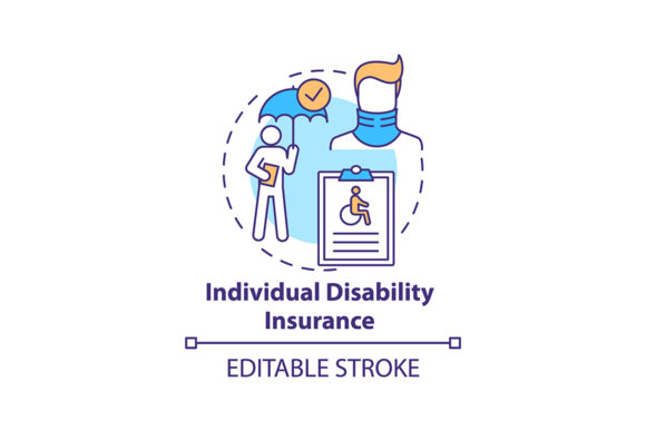 Individual Disability Insurance Concept Graphics