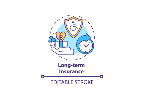 Long Term Insurance Concept Icon
