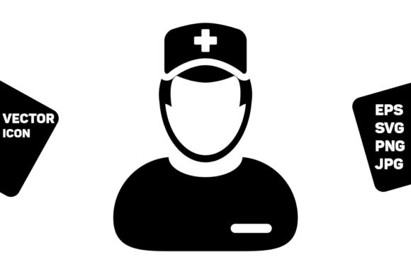 Medical Consultant Icon Vector Graphics