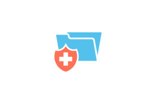 Medical File Flat Icon Vector: Graphics and Icons for Branding