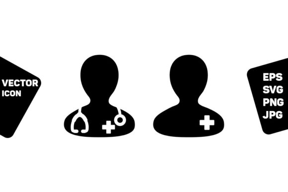 Medical Treatment Icon Vector Doctor Graphics and Icons