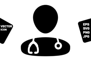 Nurse Icon Vector Male Person Avatar