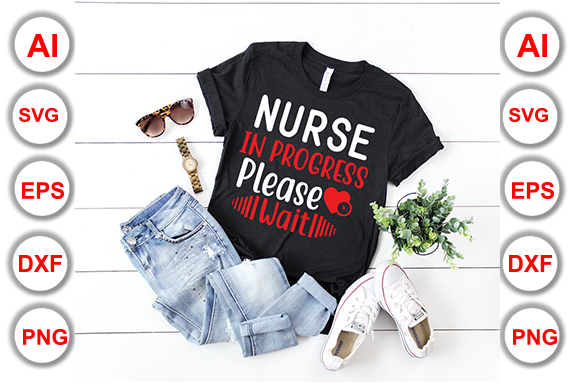 Nurse in Progress, Please Wait Graphics
