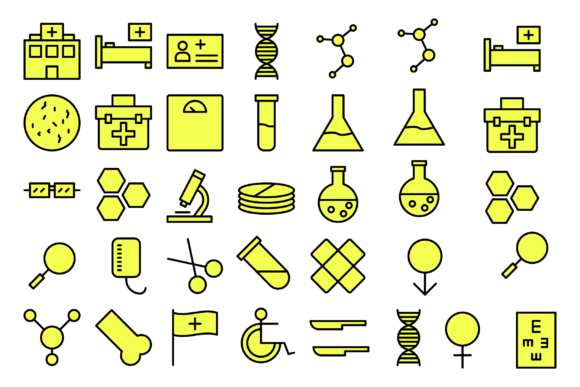 Research Medical Health Graphics and Icons